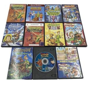 Scooby Doo Dvds Lot Of 11 Animated Children Mystery Machine Shaggy Velma Daphne